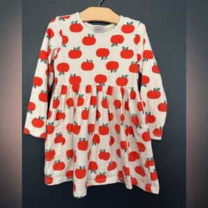 Hanna Andersson Pumpkin Print Long Sleeve Dress